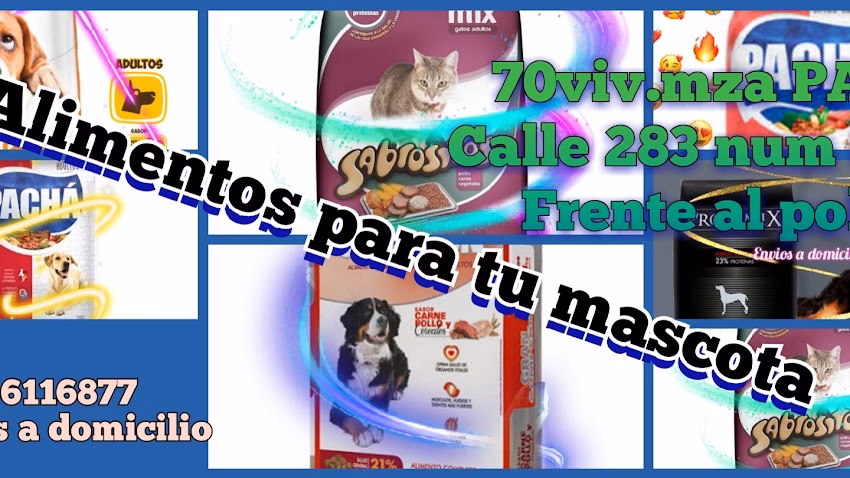 Alimento para mascotas Tachitos
