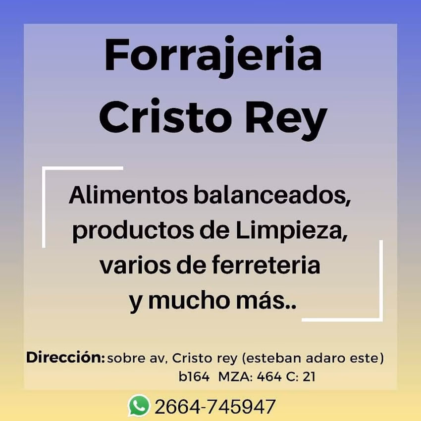 Forrajeria Cristo Rey
