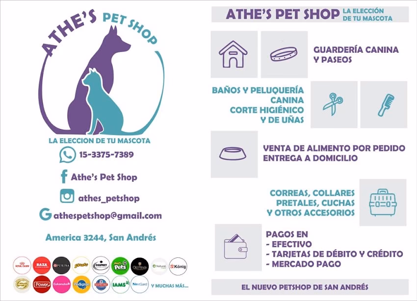Guarderia canina paseos caninos y peluqueria canina Athes Pet Shop