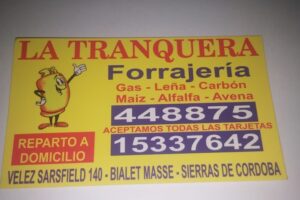 La Tranquera Forrajeria Gas Leña Maiz Alfalfa Avena Pintureria