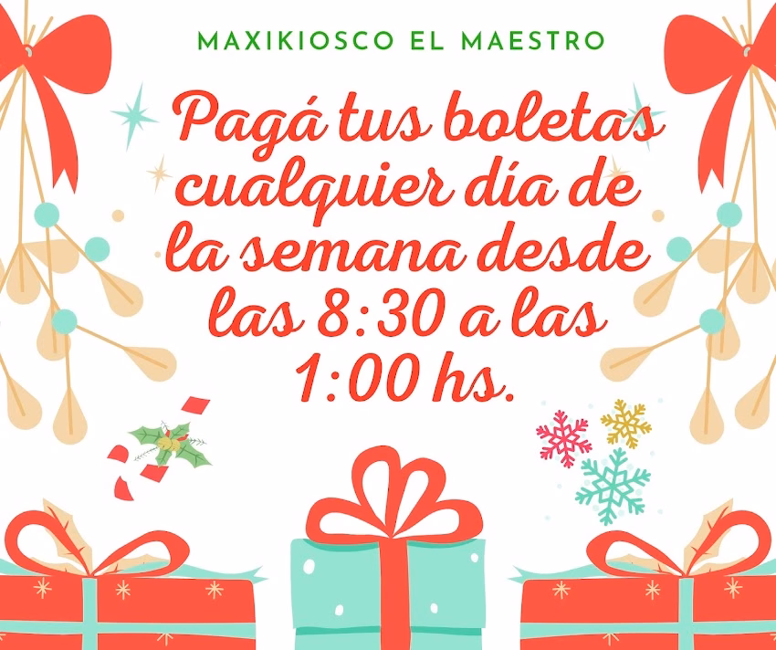 Maxikiosco El maestro