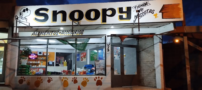 Snoopy tienda de mascotas